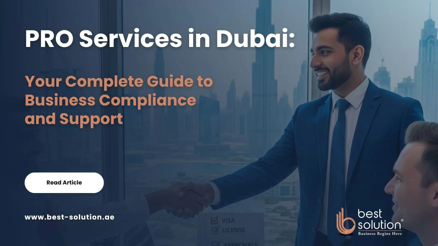 Best Solution -trusted PRO services in Dubai