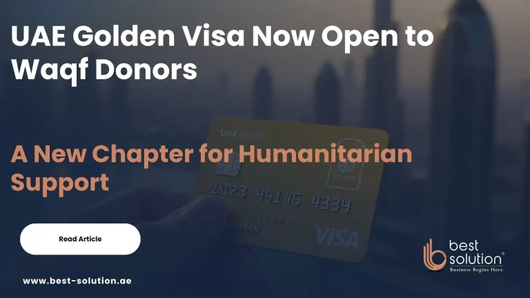UAE Golden Visa Now Open to Waqf Donors