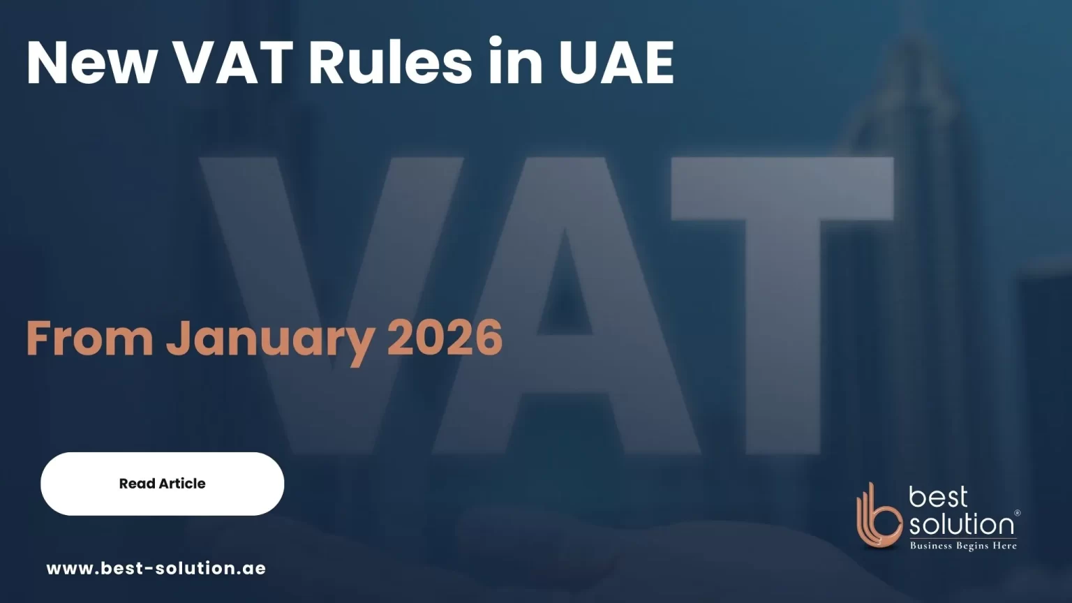 New VAT Rules in UAE